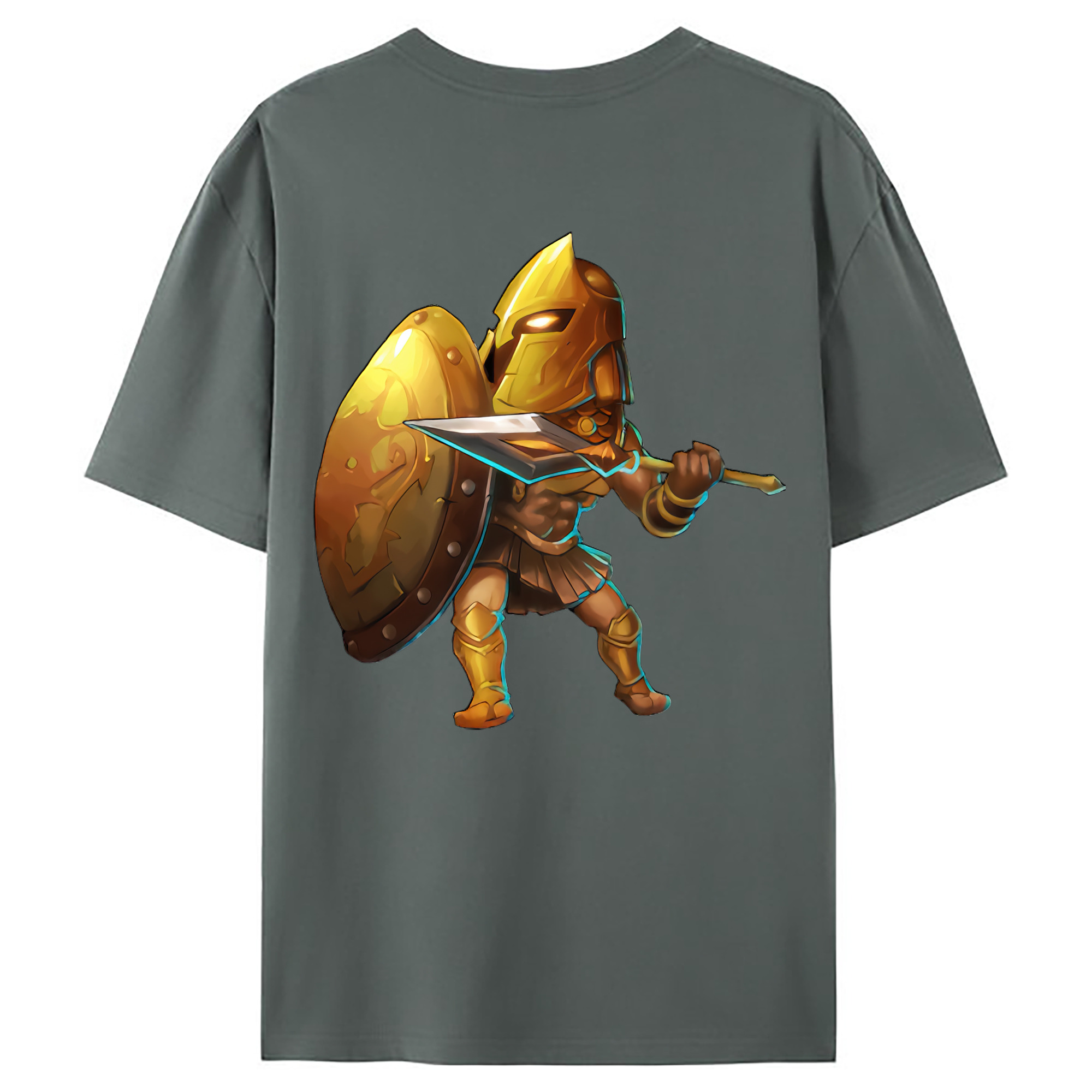 （画像用） リーグ・オブ・レジェンド League of Legends LOL 綿100％ メンズ半袖Tシャツ（バックプリント） 通気性